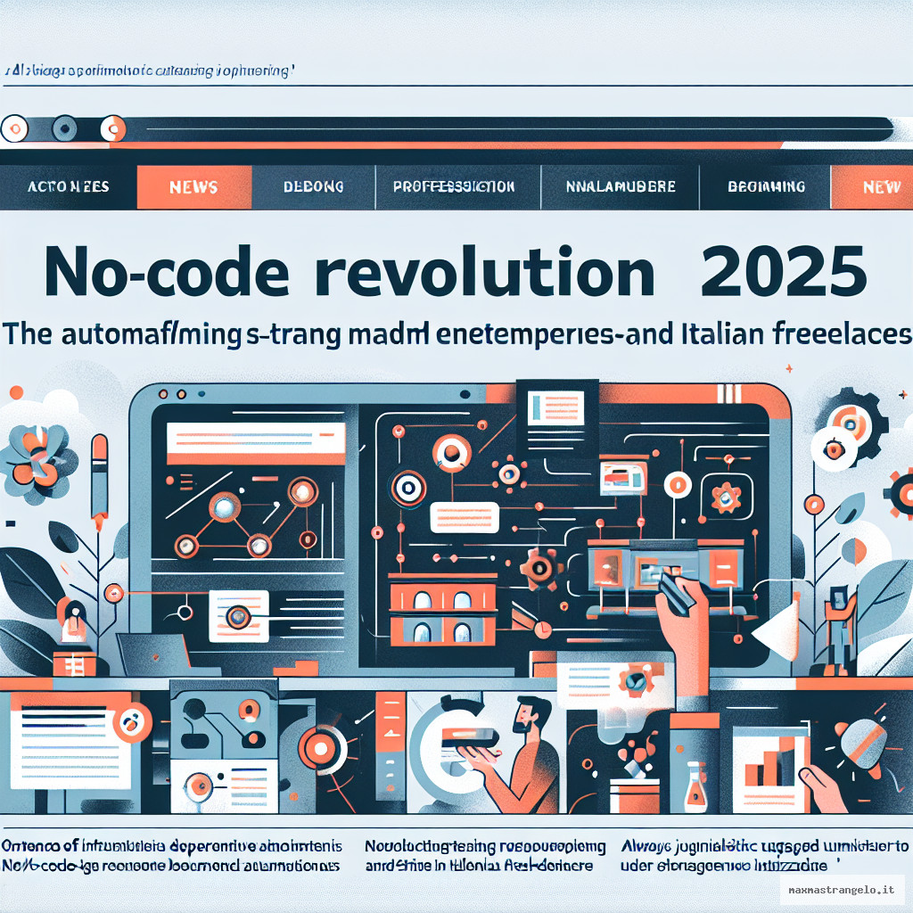 No-code revolution 2025: the automations that are transforming Italian SMEs and freelancers