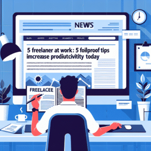 Freelance in azione: 5 trucchi infallibili per moltiplicare la produttività oggi