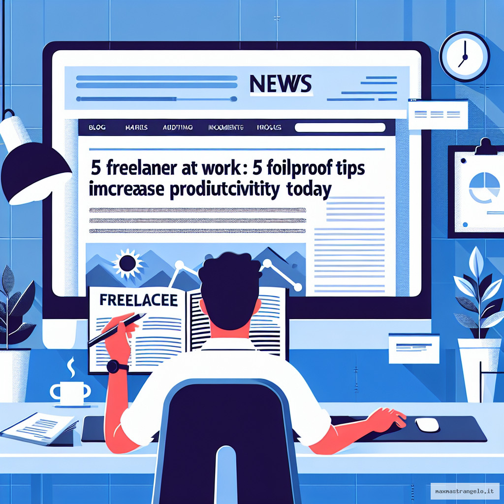 Freelancing in action: 5 foolproof tricks to multiply productivity today
