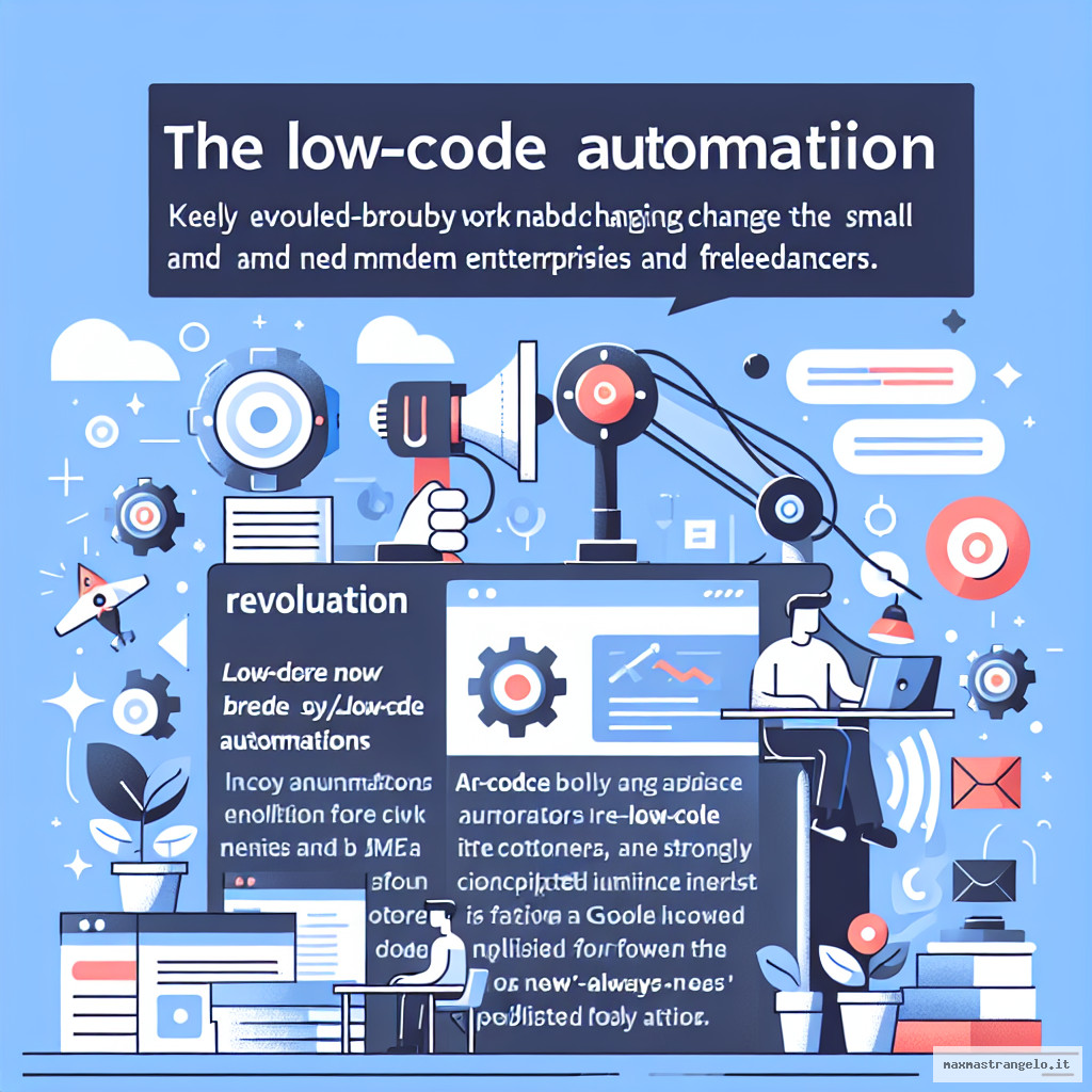 Rivoluzione Low-Code: Come le Automazioni Stanno Cambiando il Modo di Lavorare per PMI e Freelance